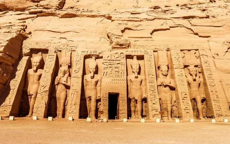 Abu Simbel Temples in Nubia, included in 8-Day Egypt Christmas Vacation and travel package